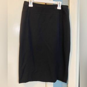 WHBM black pencil skirt. Size 2